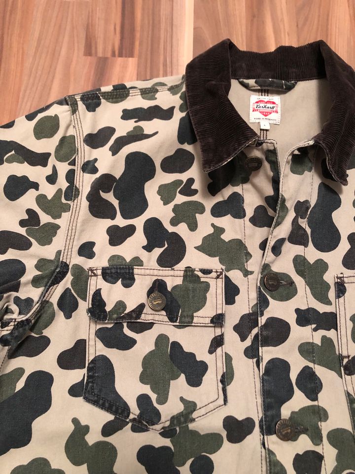 Carhartt State Coat - L - Mantel Jacke Michigan Chore Jacket Camo in Düsseldorf