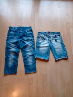 Review Jeans Shorts 3/4 Gr 164 & Blind Date Shorts ⚓Top Zustand ⚓ Schleswig-Holstein - Molfsee Vorschau