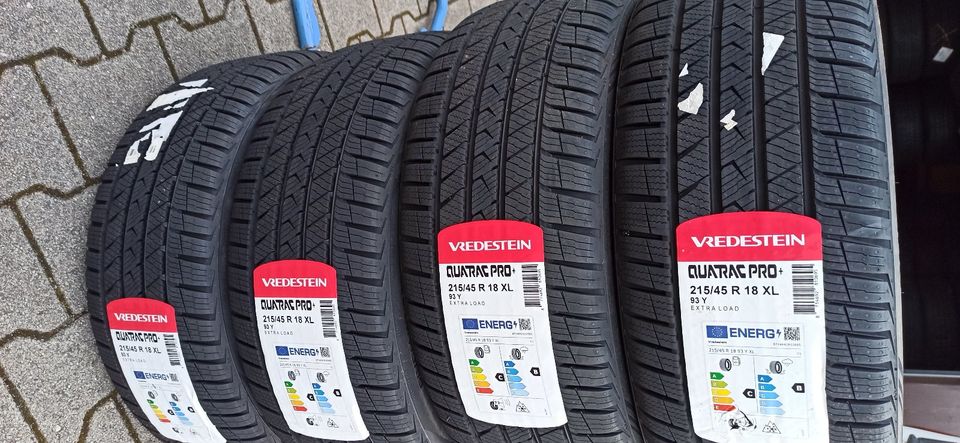 4x Ganzjahresreifen Allwetter 215/45 R18 93Y Vredestein NEU in Dortmund