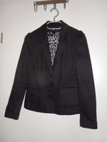 Klassischer Blazer – schwarz, schimmernde Oberfläche, H&M, Gr. 38 Sachsen - Plauen Vorschau