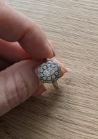 Größe 16,8 Juwelkerze Ring 925 Sterling Silber Blume Schmuck Bayern - Lichtenfels Vorschau