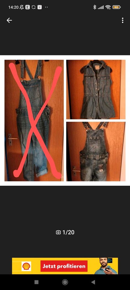 Unterschiedliche Jeans Jumpsuit / Latzhose in Oberhausen