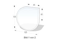 Ofen Funkenschutzplatte 125cm Tropfenform von Hornbach Bayern - Hilpoltstein Vorschau