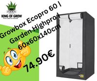 Growbox Ecopro 60 | Garden Highpro | 60x60x140cm Baden-Württemberg - Bretten Vorschau