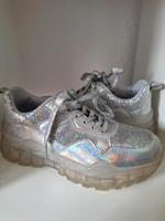 Sneaker in Silber Bayern - Pressig Vorschau