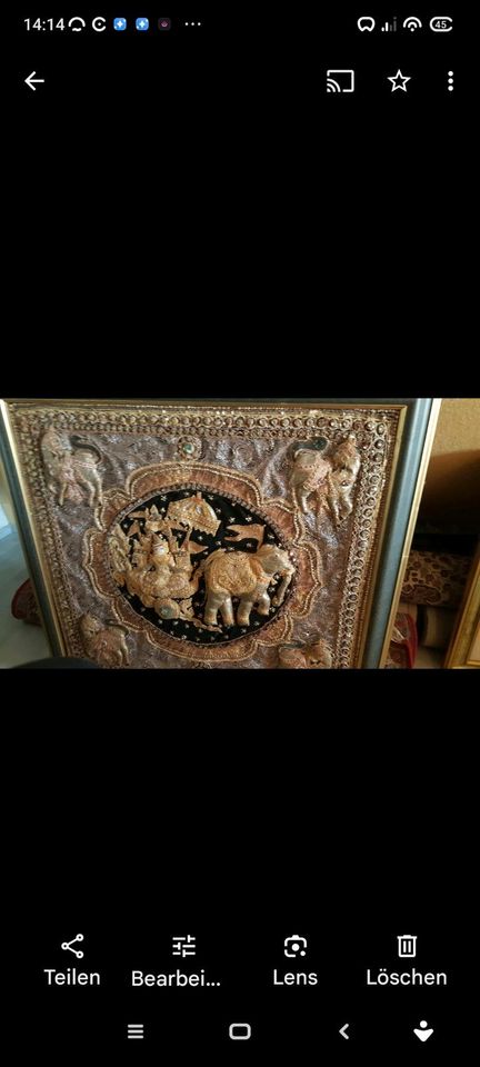 Grosses Bild Thailand Wandbild mega gerahmt 80 x 80 in Königsbrunn