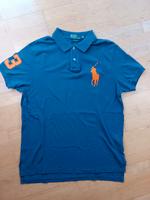 Ralph Lauren Big Pony Poloshirt Chief Keef Größe L Blau Orange Baden-Württemberg - Filderstadt Vorschau