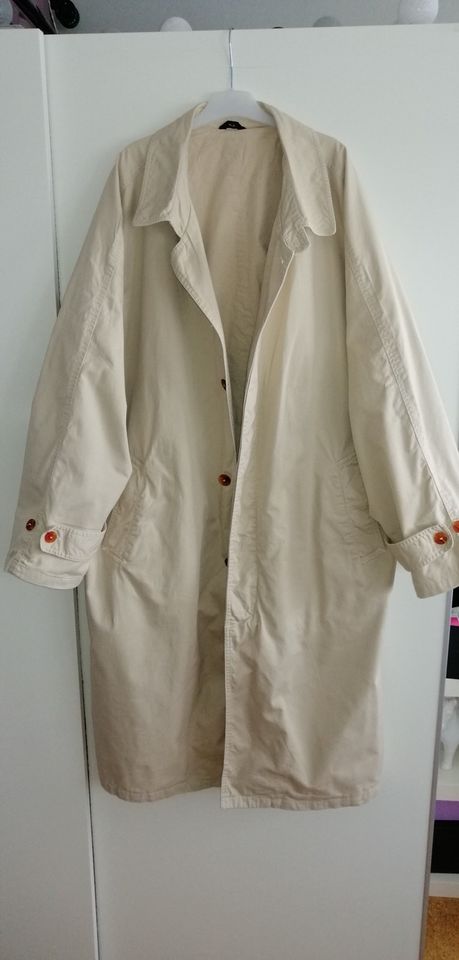 Mantel für Herren, Trenchcoat, beige, Gr. 54 in Marktredwitz