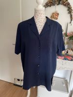 Vintage Bluse SOMMERMANN Größe 42 dunkelblau Nachtblau Hessen - Frankenberg (Eder) Vorschau
