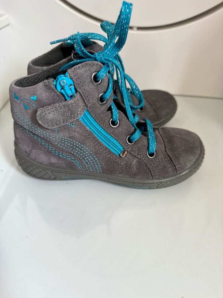 Superfit 25 grau blau Halbschuhe Stiefeletten Schuhe in Essen