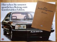 AUDI 100 CS, Poster- Prospekt 1981, + ZUGABE !, TOP ! Hessen - Wetzlar Vorschau