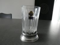 Nachlass Bayer Bleikristall Becher Glas mit Zinnfuß Trinkpokal Bayern - Mitterteich Vorschau