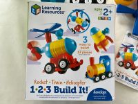 Learning Resources 1 2 3 Build it! Rakete Zug Hessen - Altenstadt Vorschau