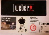 Holzkohlegrill Weber Original Kettle Black 47cm NEU (OVP) Düsseldorf - Garath Vorschau