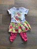 blumarine baby Set Gr. 80 Kleid 3/4 Hose Glitzer Blumen Hessen - Biebergemünd Vorschau
