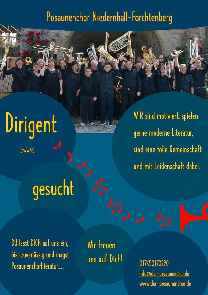 Dirigent (m/w/d) gesucht in Niedernhall