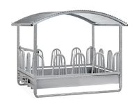 Growi® Quaderraufe, Heuraufe Comfortline-Plus 2x3 m mit Palisadenfressgitter | Robuster Futterplatz für 14 Pferde Niedersachsen - Stuhr Vorschau