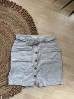 H&M Leinenrock Rock Minirock beige Größe 40 L 100% Leinen Creme Niedersachsen - Wedemark Vorschau