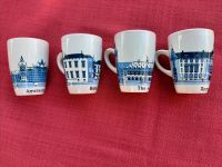 Amsterdam Cups 4 Tassen Delfts Blau Niederlande Keramik selten Sachsen-Anhalt - Eisleben Vorschau