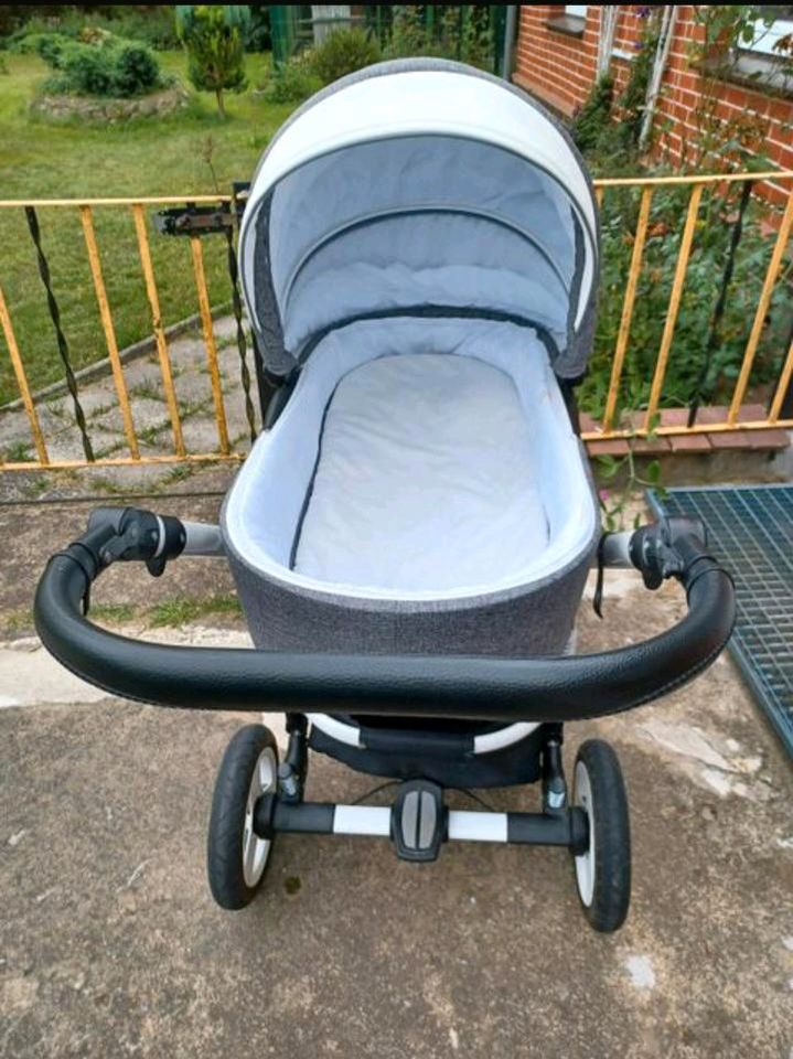 Sehr schöner Kinderwagen "adbor" mit Babyschale in Ludwigslust