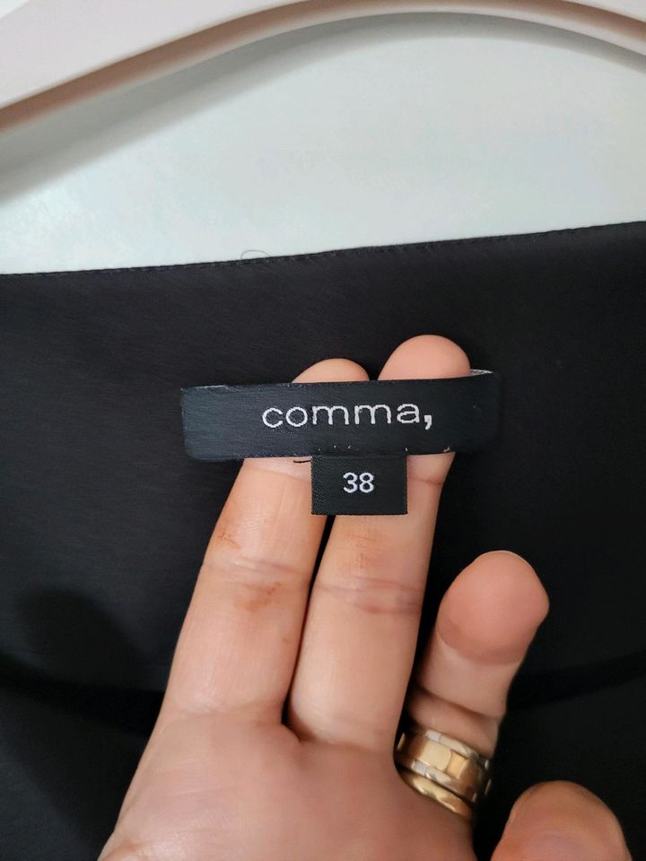 Comma Kleid Gr 38, schwarz,  3/4 Ärmel in Düsseldorf