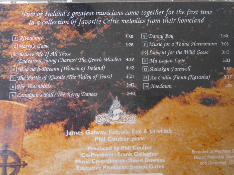 CD James Galway & Phil Coulter – Legends (Flöte, Klavier) in Marburg