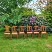 6 Holzstühle mit Wiener Geflecht in perfektem Zustand Niedersachsen - Buxtehude Vorschau