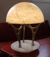 Art Deco Wohnzimmer -Lampe/ Leuchte aus Alabaster, vintage Stuttgart - Stuttgart-West Vorschau