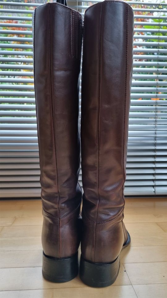 *Marc O´Polo* Echt Leder Stiefel Reiterstiefel Braun 39 NP220€ in Ingolstadt