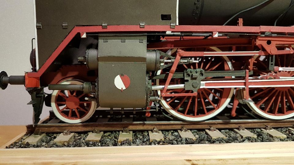 Kartonmodell Dampflokomotive Pt47 in Jena