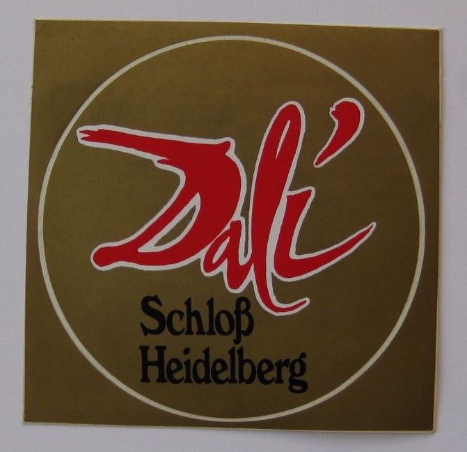 Dali Ausstellung Heidelberg 81/82 Katalog+Plastiktüte+ Aufkleber in Wiesbaden