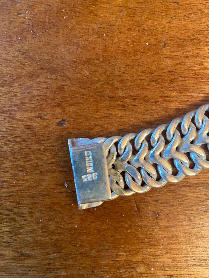 Halskette /Statementkette 925 Silber mit 164 Gramm zum tragen in Jever