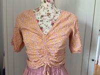 H&M Crop Top Bluse Blumenprint Vintage Hippie Nordrhein-Westfalen - Steinhagen Vorschau