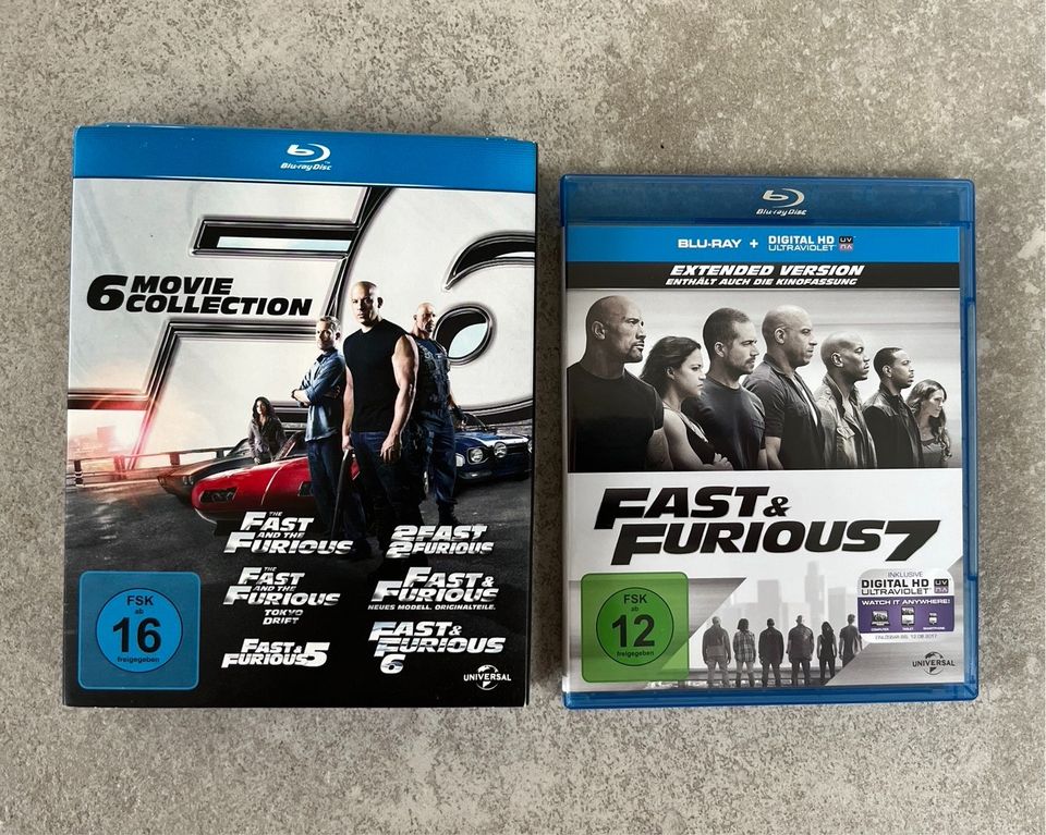 Fast & Furious 6-Movie-Collection + Fast & Furious 7 (Bluray) in Melsungen