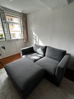 IKEA VIMLE 2-Sitzer Sofa Lejde grau/schwarz mit Beistellhocker Bayern - Bamberg Vorschau