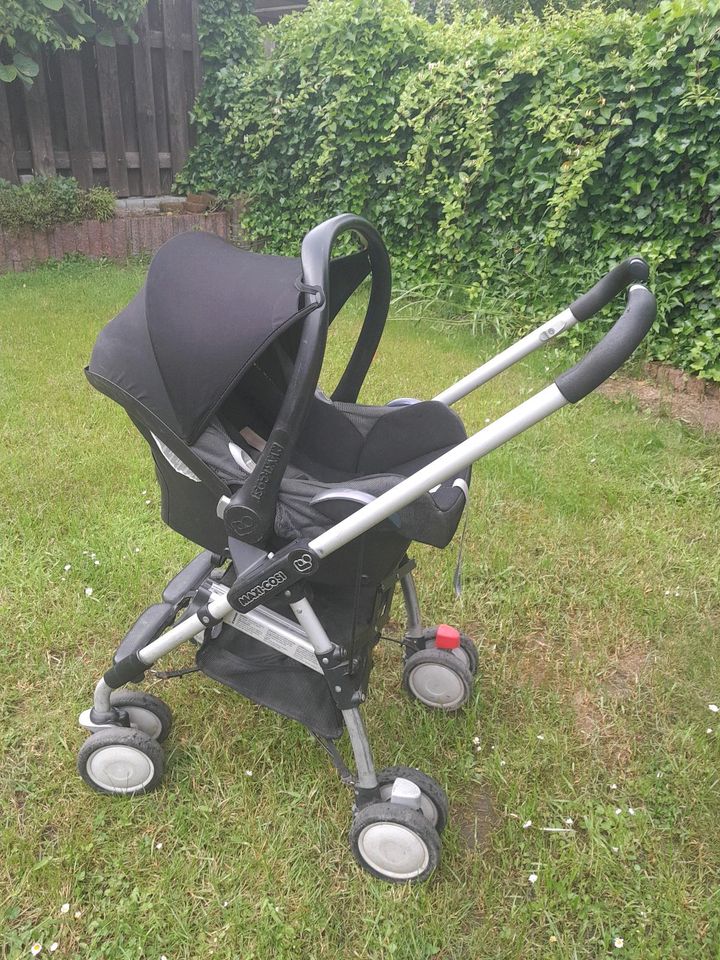 Maxi Cosy Babyschale + Buggy anthrazit in Bottrop