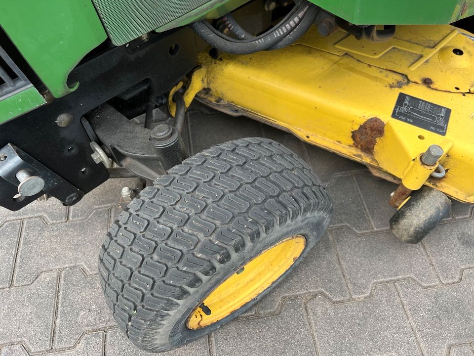 John Deere 455 415 Traktor Kabine Mäher Aufsitzmäher Rasentraktor in Osterweddingen