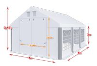 Partyzelte 4x8m H: 2m Sommerzelt Sachsen - Görlitz Vorschau