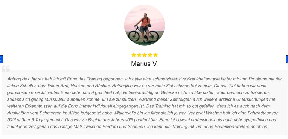 Personal Training & Ernährungsberatung l Personaltrainer in Hannover