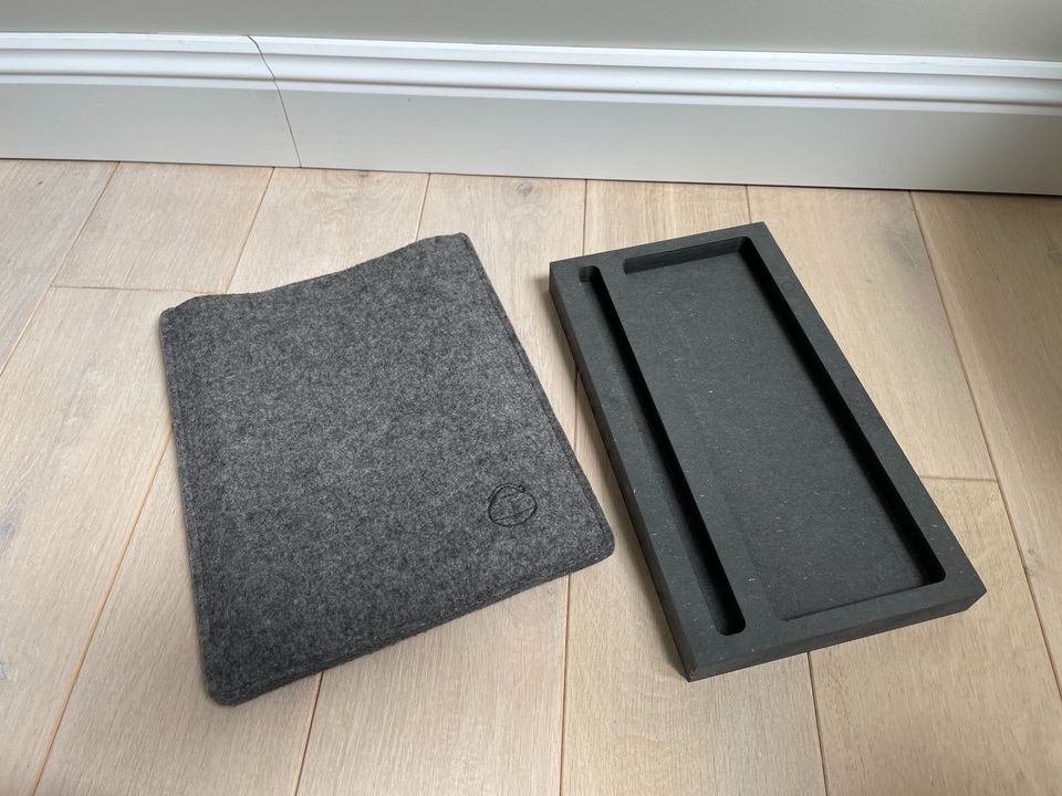 iPad mini sleeve hülle Schutz Ständer Granit Filz wolle 100% in Leverkusen