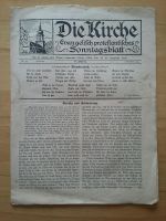 Zeitschrift Die Kirche ev. protest. Sonntagsblatt Heidelberg 1927 Baden-Württemberg - Sinsheim Vorschau