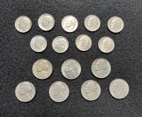 Münzen Konvolut USA / America, ONE DIME / FIVE CENTS, Sammlung Bayern - Klingenberg am Main Vorschau