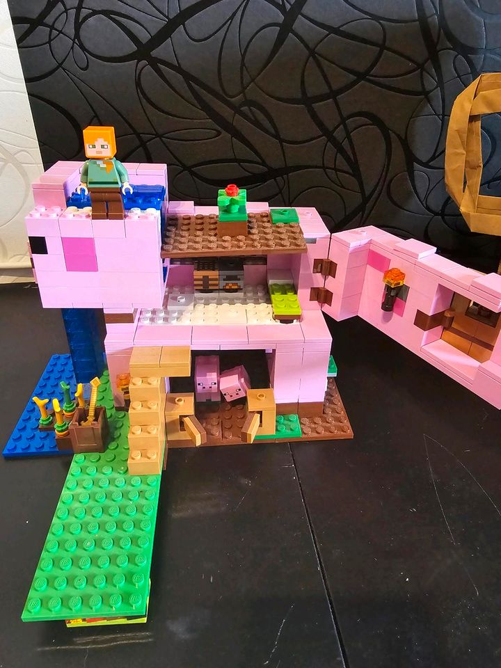 Lego 21170 Minecraft schweinehaus neuwertig in Mechernich