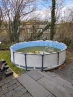 Pool  zu verkaufen mit neuer Pumpe und Ersatzfolie 427x 107 Niedersachsen - Walsrode Vorschau