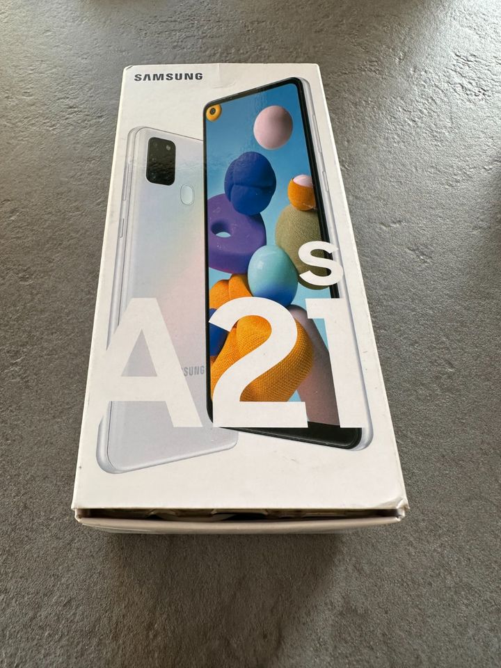 Samsung A21s, weiß, 32GB, LTE, Dual-SIM, Android 10, sehr guter Z in Leipzig