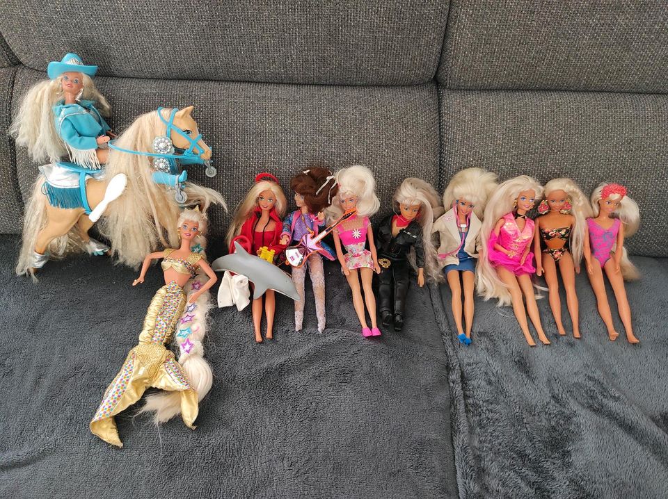 Verschiedene Barbies in Nersingen