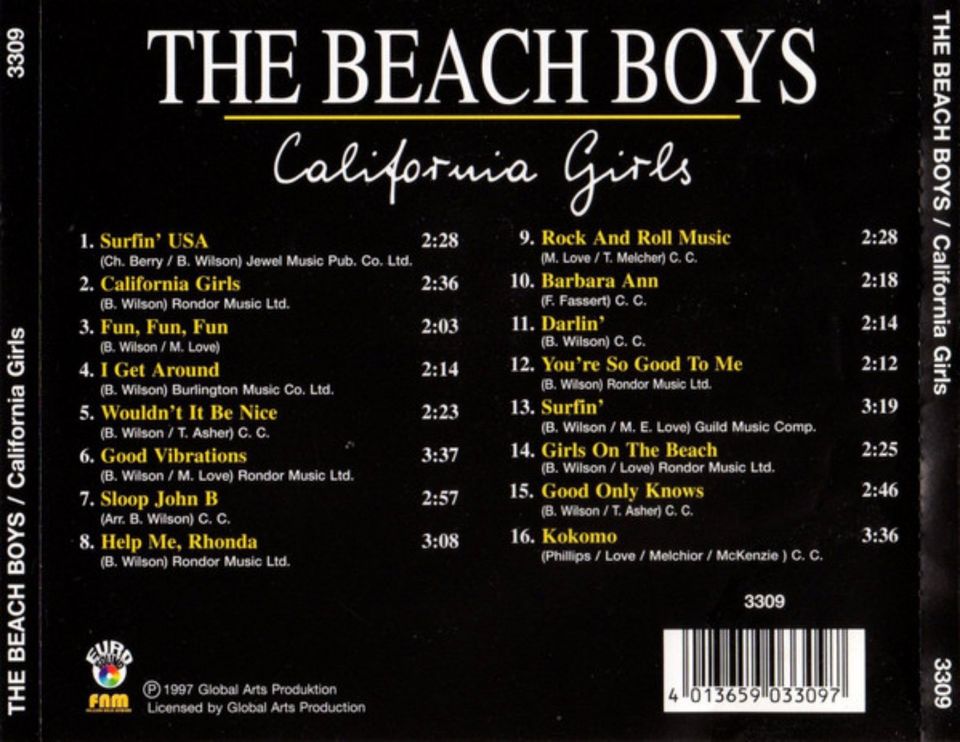 ☀️ CD 1997 Super Oldie ☀️ THE BEACH BOYS ☀️ California Girls ☀️ S in Bottrop