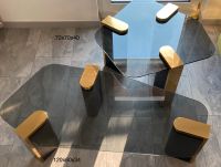 Couchtisch Design hochwertig Tisch Holz Gold Glas Dekoration Hessen - Rüsselsheim Vorschau