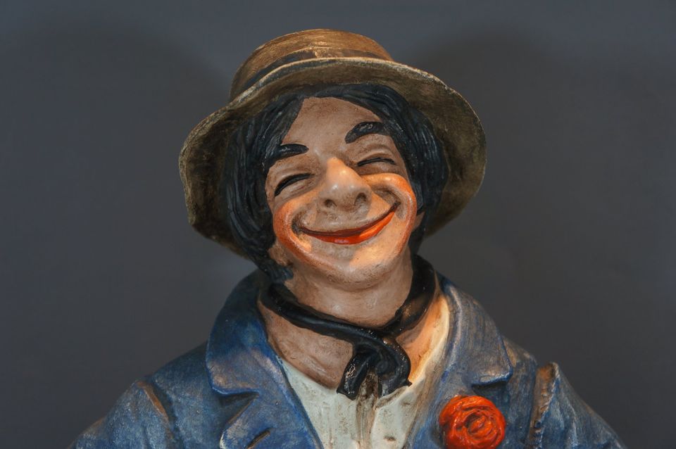 Vintage Clown Figur "Der Verschwender" H~50cm in Düsseldorf