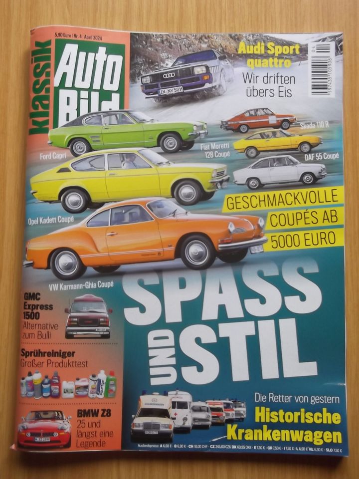 Auto Bild Klassik 4/2024 NEU in Schwarzenbach am Wald